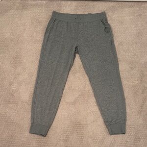 Athleta Heather Green Women’s Uptempo Jogger Pants, Size Large